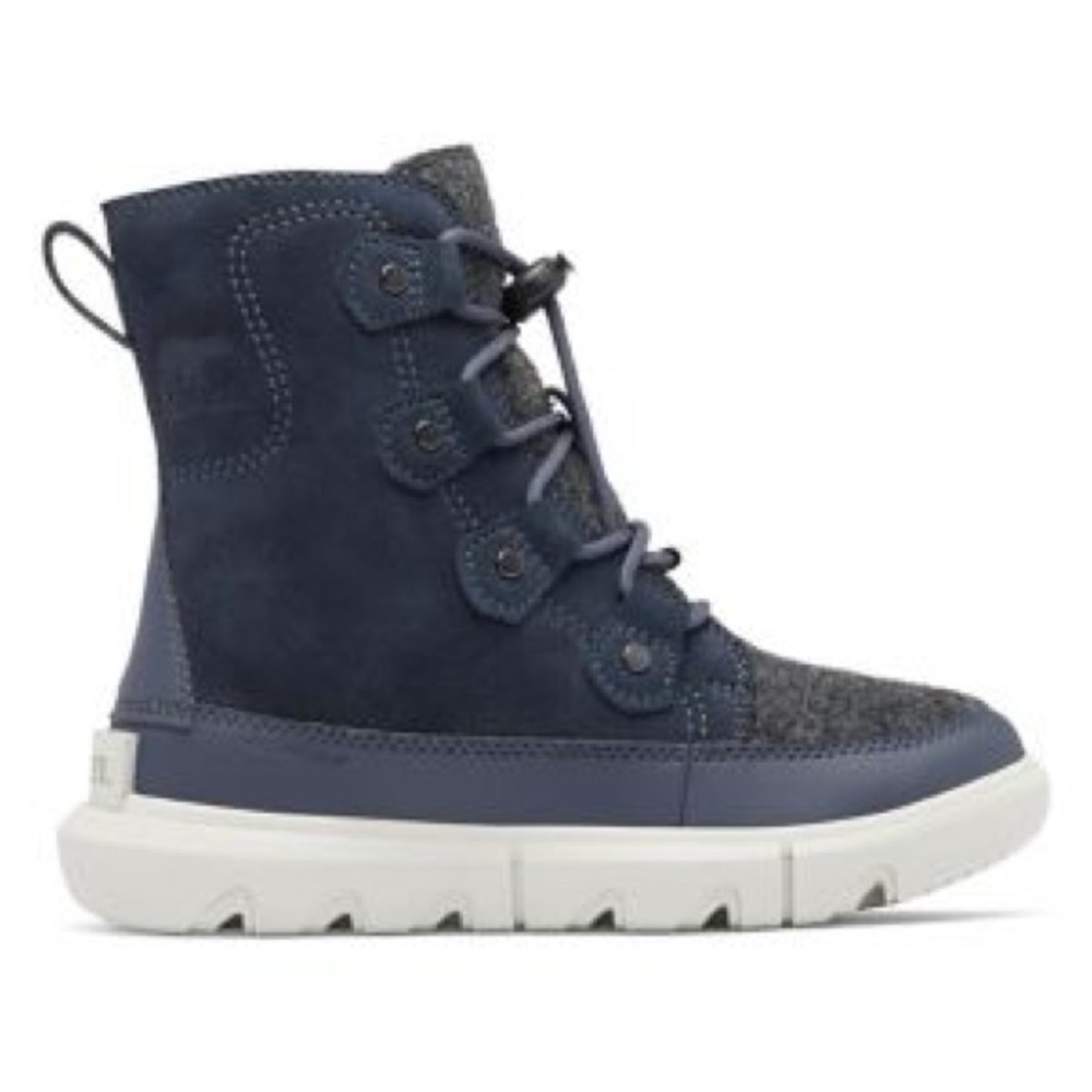 Sorel Kid's Explorer Lace Waterproof‎ Snow Boots Girls Boys 8